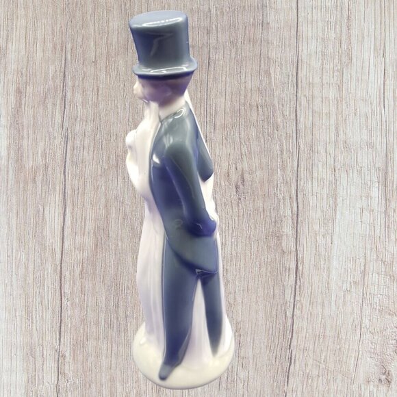 Lladro Vtg  Porcelain Bride & Groom Figurine Statue Cake Topper - Picture 3 of 9